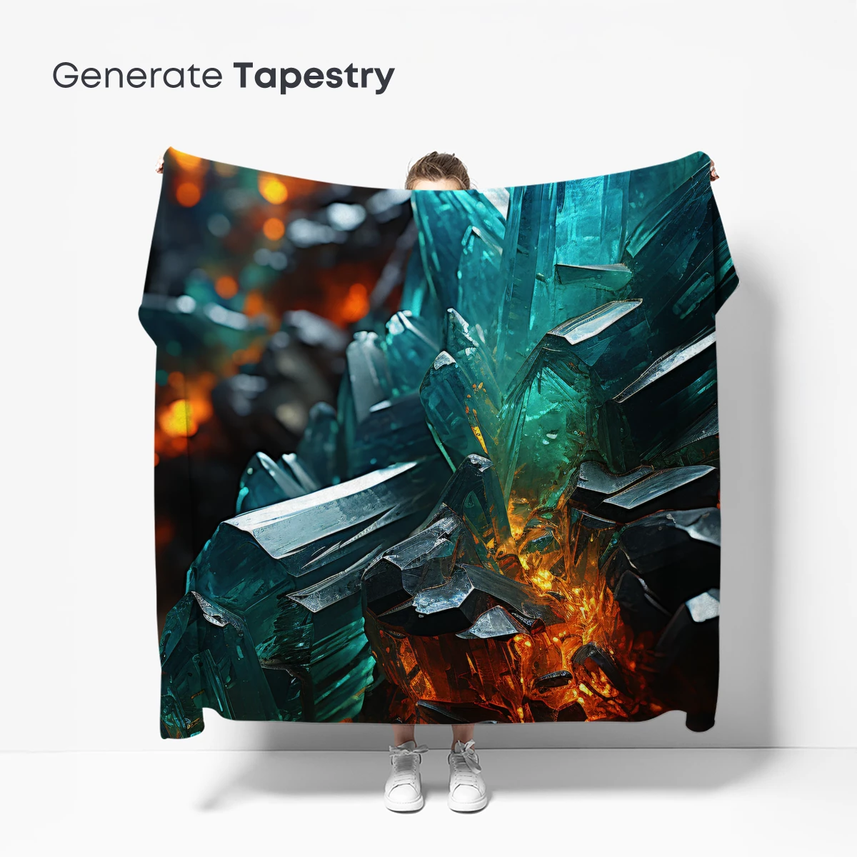 Crystal Inferno: Fire and Ice Fusion - Image 5