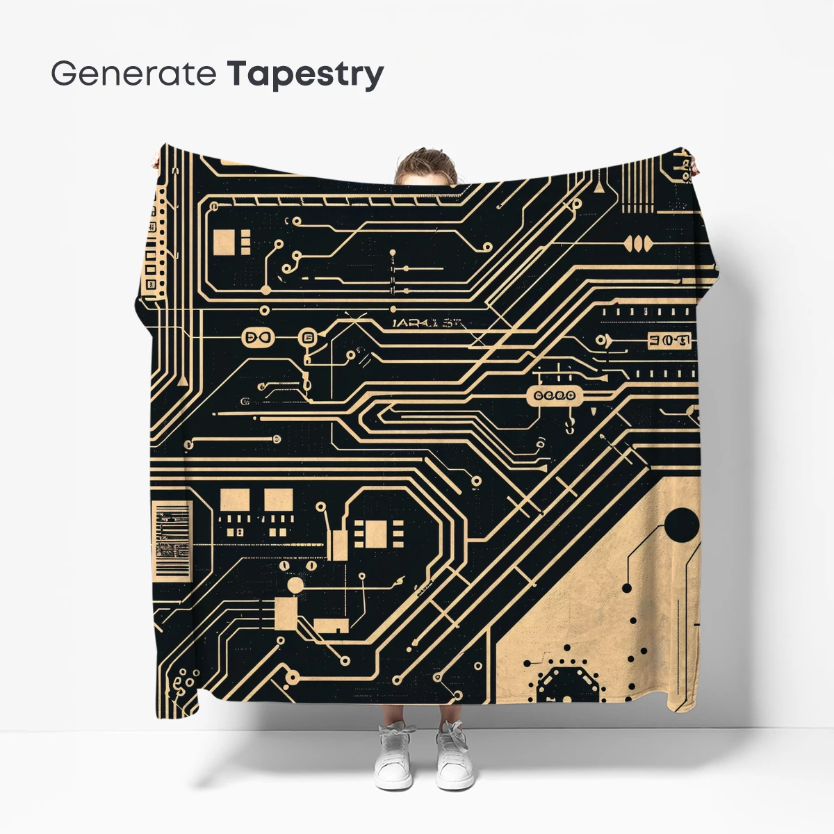 Golden Circuit Dreams: Tech Artistry Unveiled - Image 5