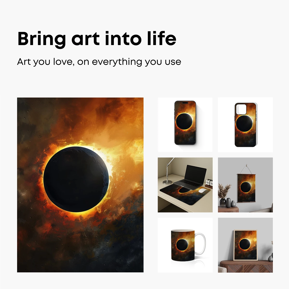 Eclipse Inferno: Celestial Fire and Shadow - Image 2