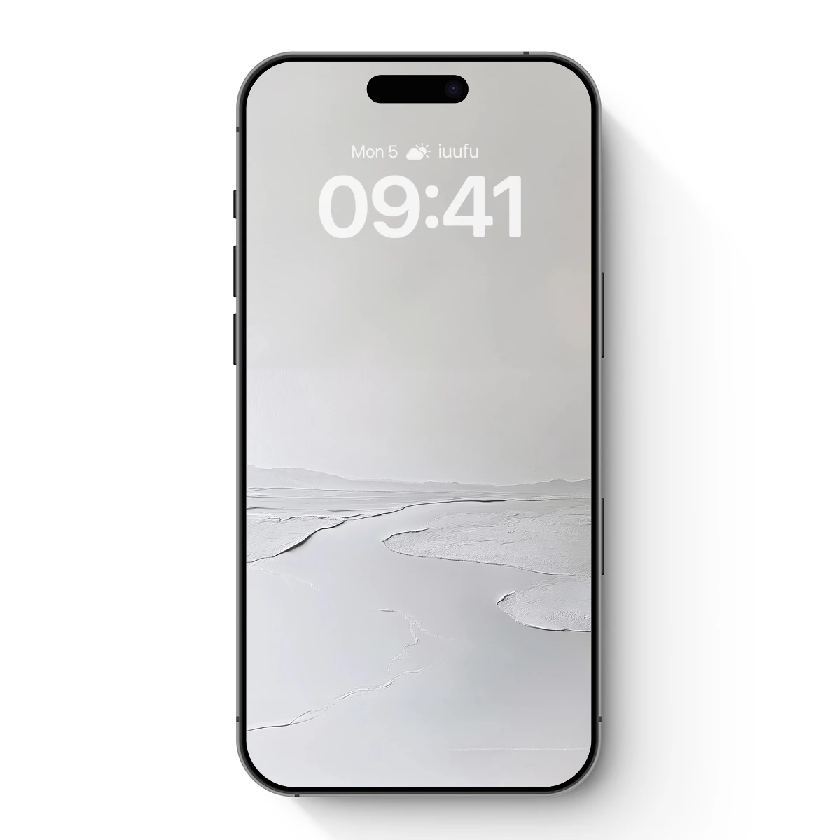 Eternal White Serenity: Abstract Landscape Eternal White Serenity: Abstract Landscape