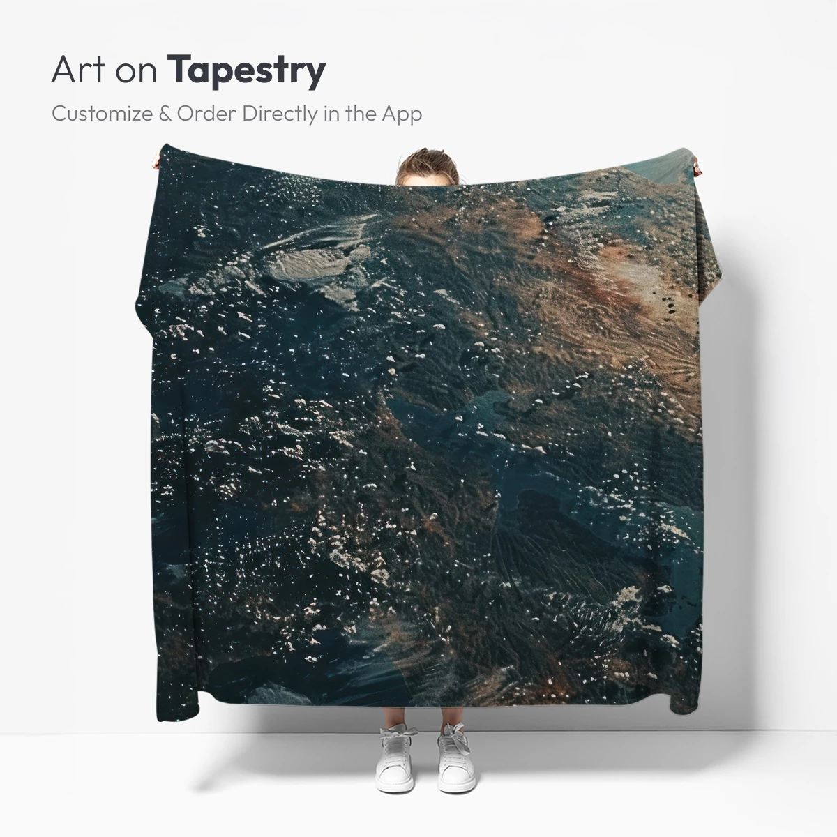 Aerial Odyssey: Earth's Textured Canvas - Image 5