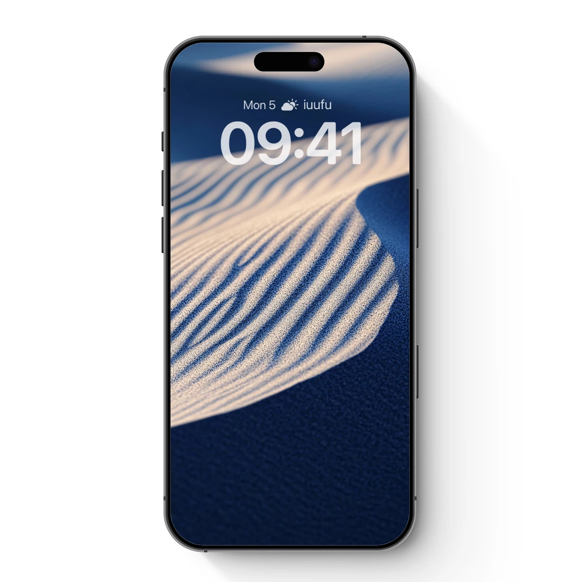 Desert Dunes in Blue Twilight