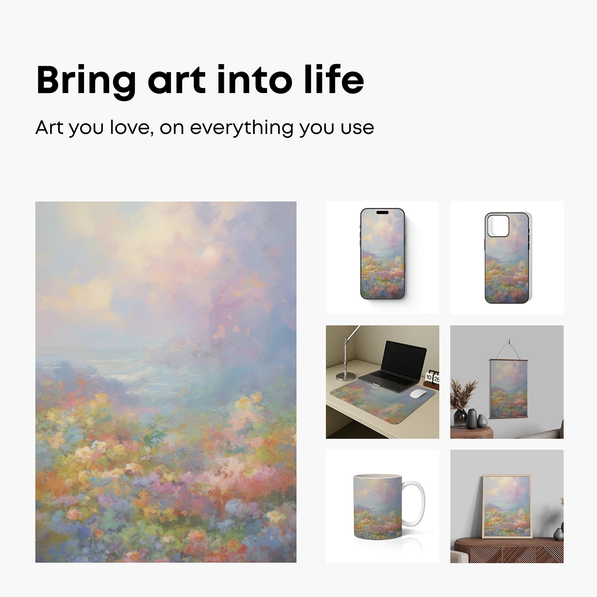 Impressionist Floral Symphony - Image 2
