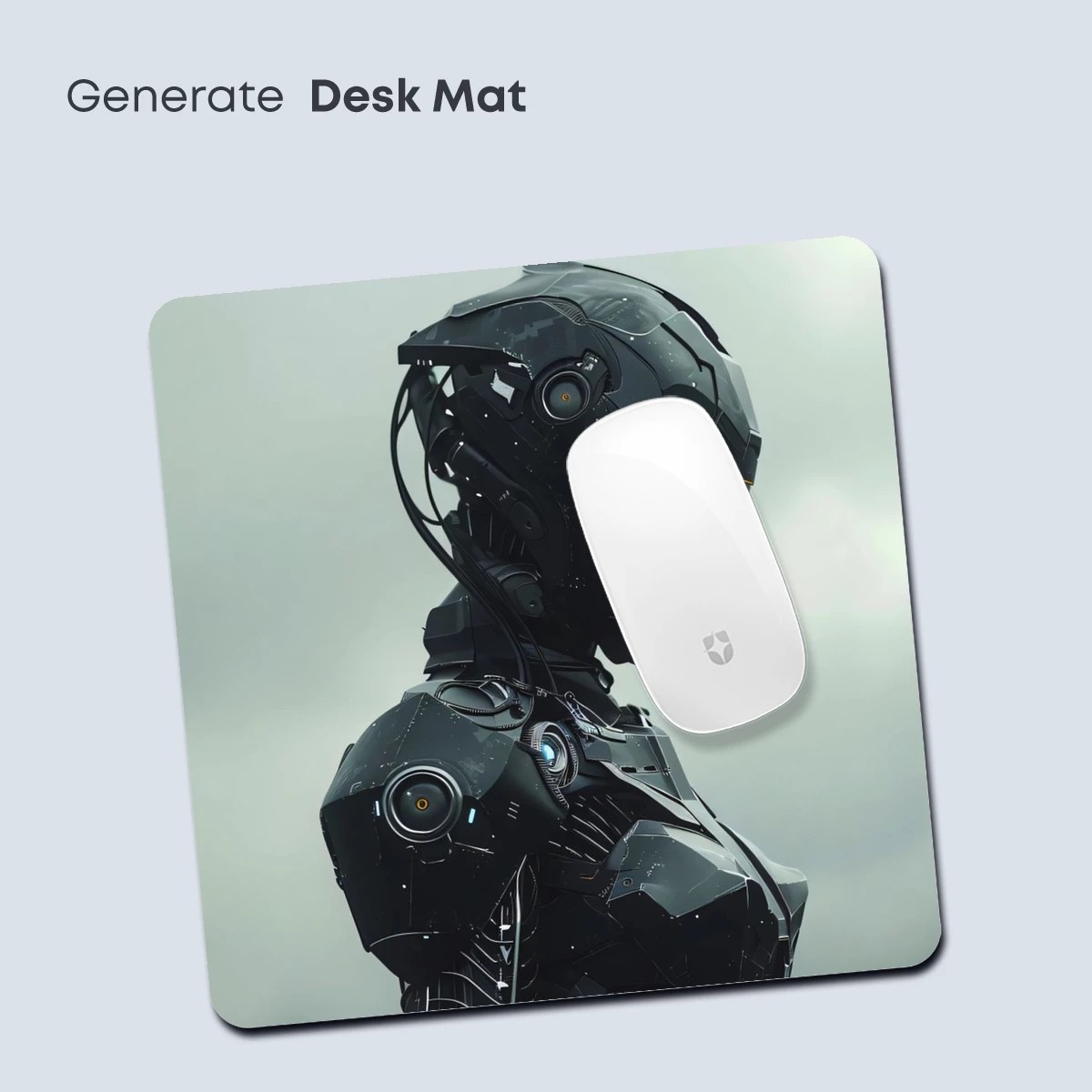 Cybernetic Sentinel: Futuristic Armor in Steel Gray - Image 4