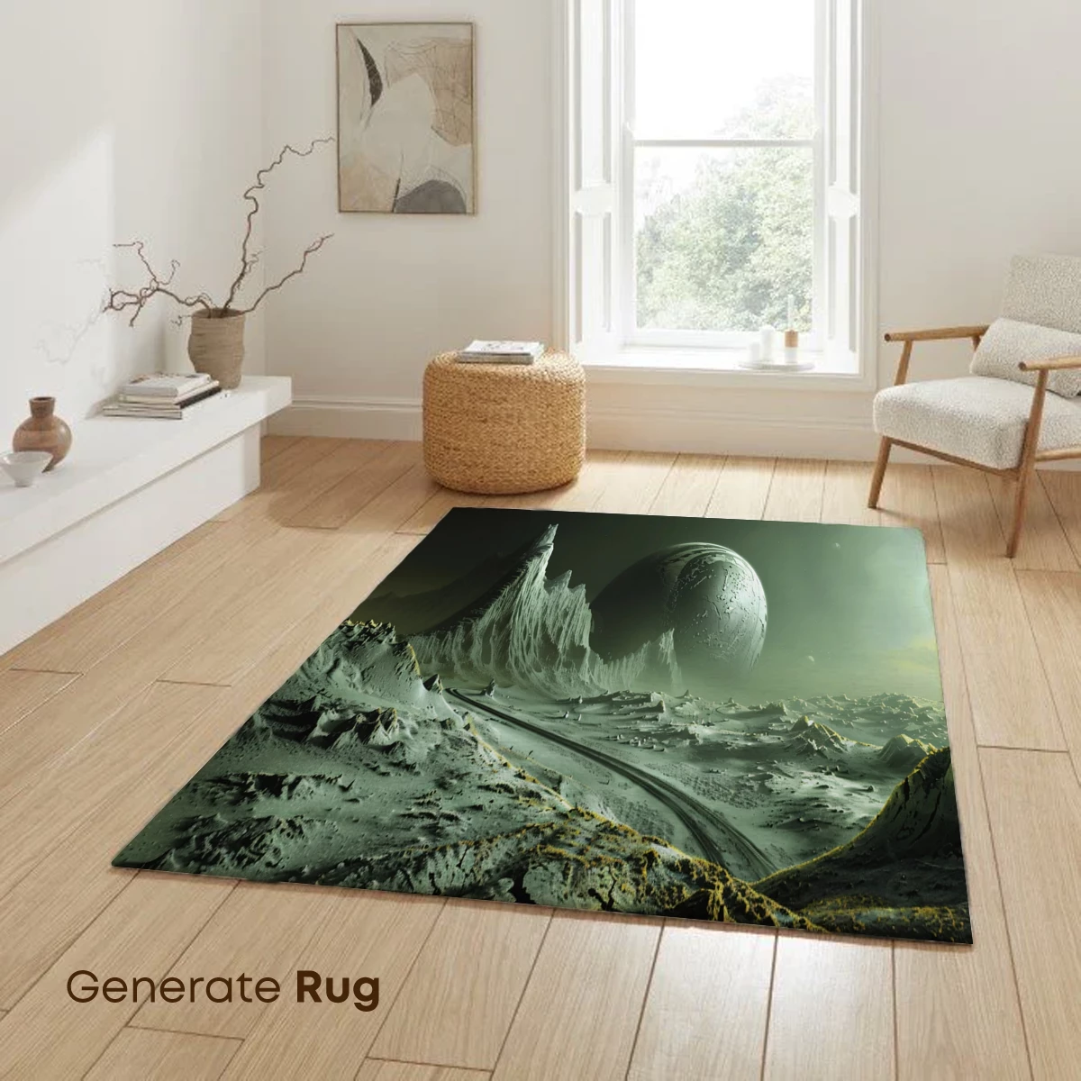 Alien Landscape with Enigmatic Sphere - Image 6