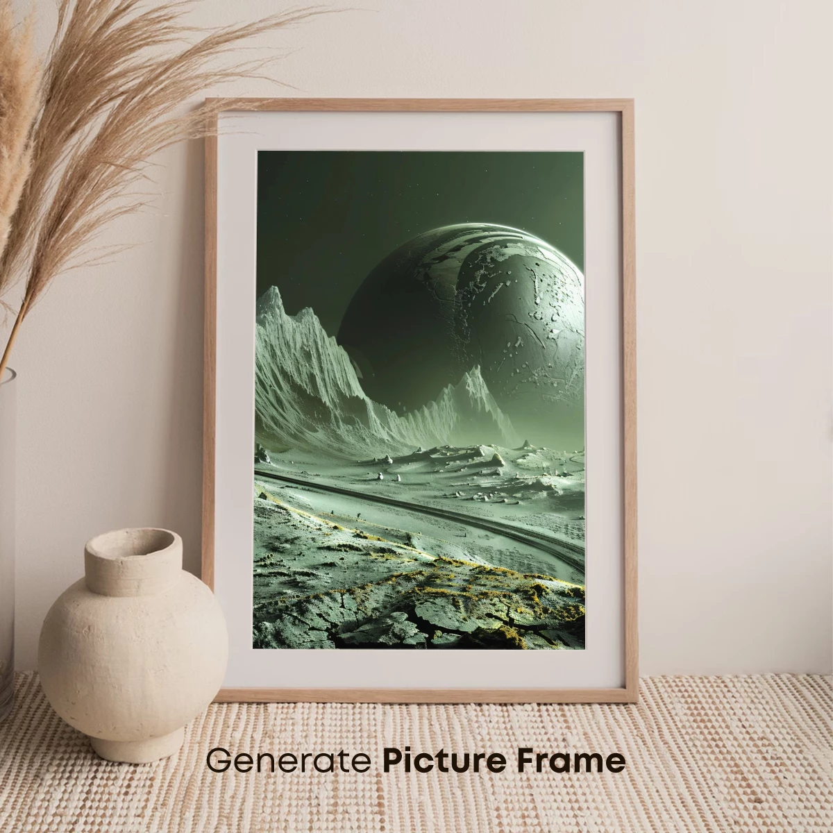 Alien Landscape with Enigmatic Sphere - Image 7