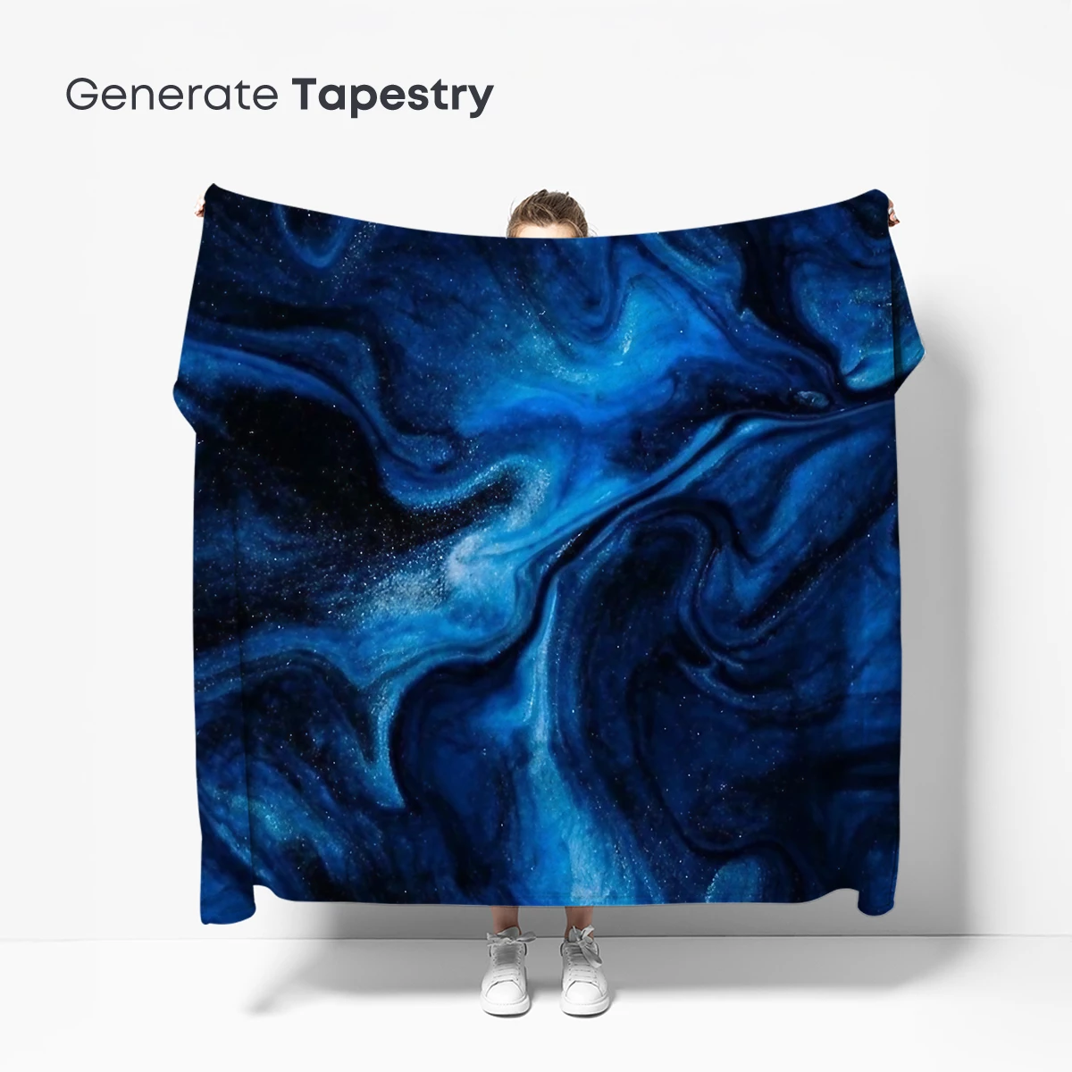 Ethereal Blue Abyss: A Cosmic Dance of Swirling Nebulae - Image 5