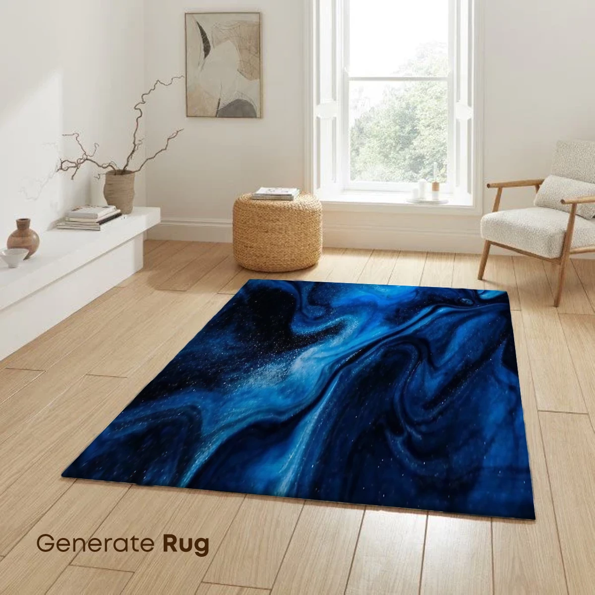 Ethereal Blue Abyss: A Cosmic Dance of Swirling Nebulae - Image 6