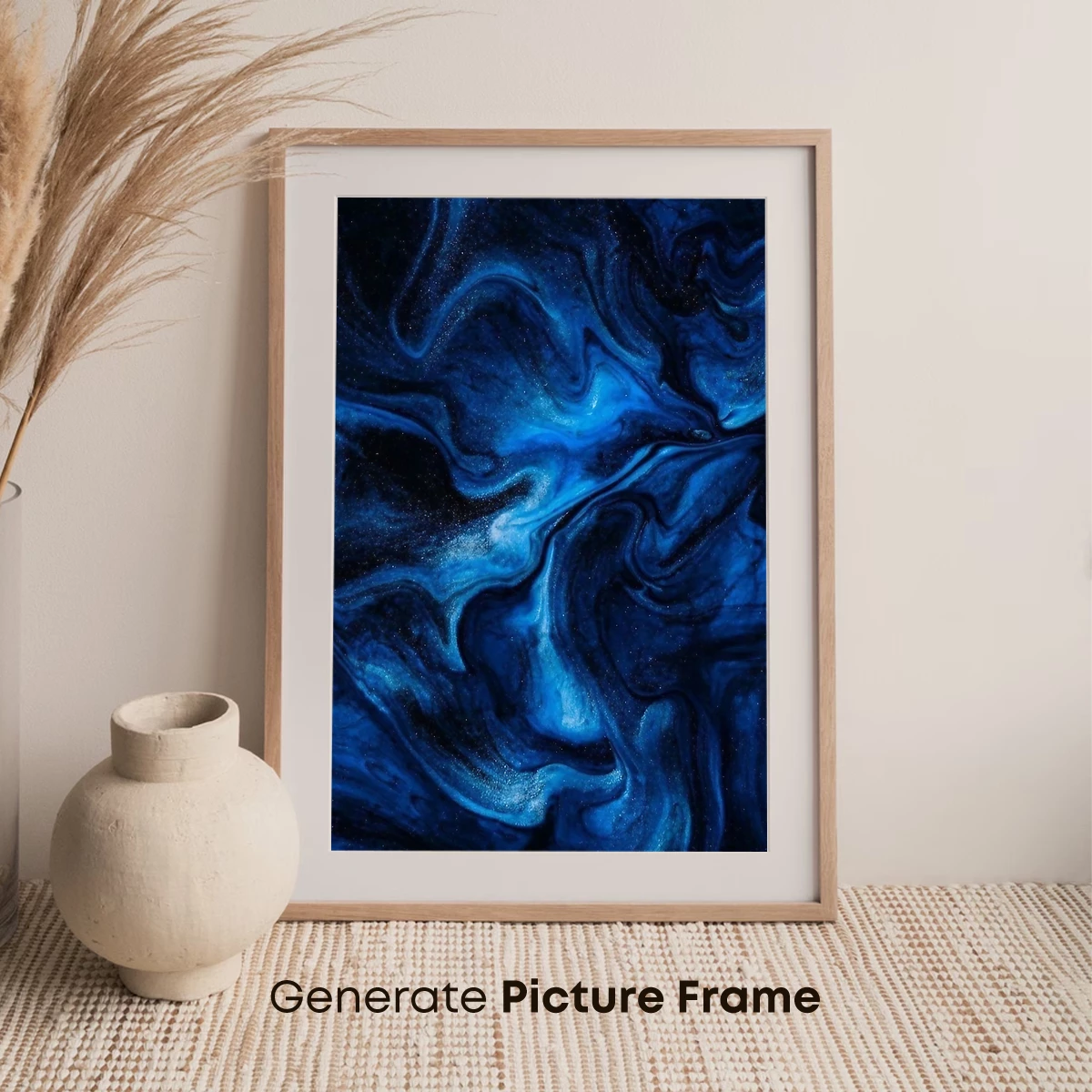 Ethereal Blue Abyss: A Cosmic Dance of Swirling Nebulae - Image 7