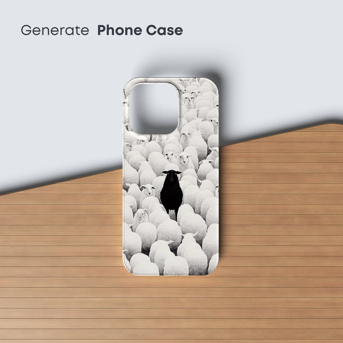 Black Sheep Among Whites: A Standout in Harmony - Image 3