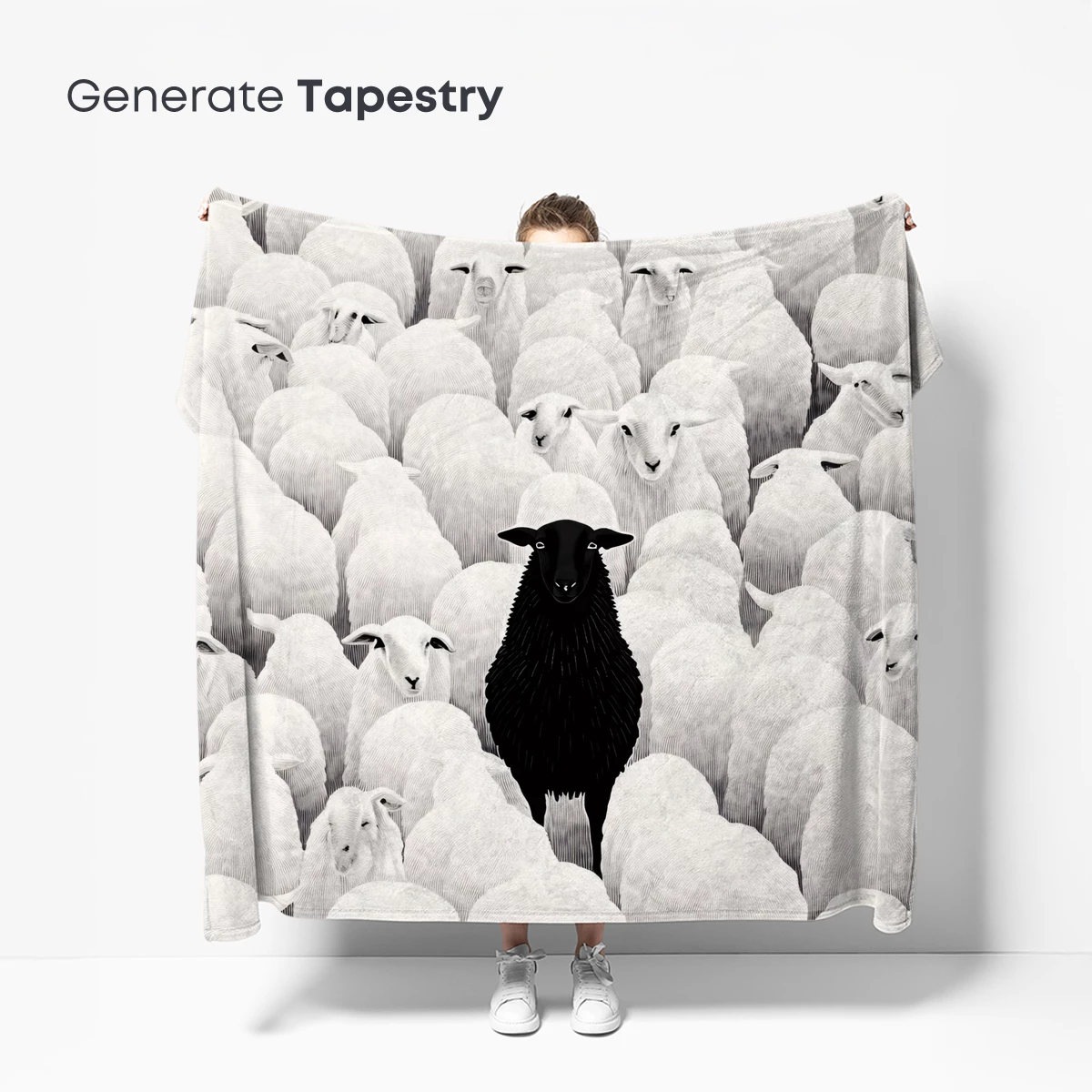 Black Sheep Among Whites: A Standout in Harmony - Image 5