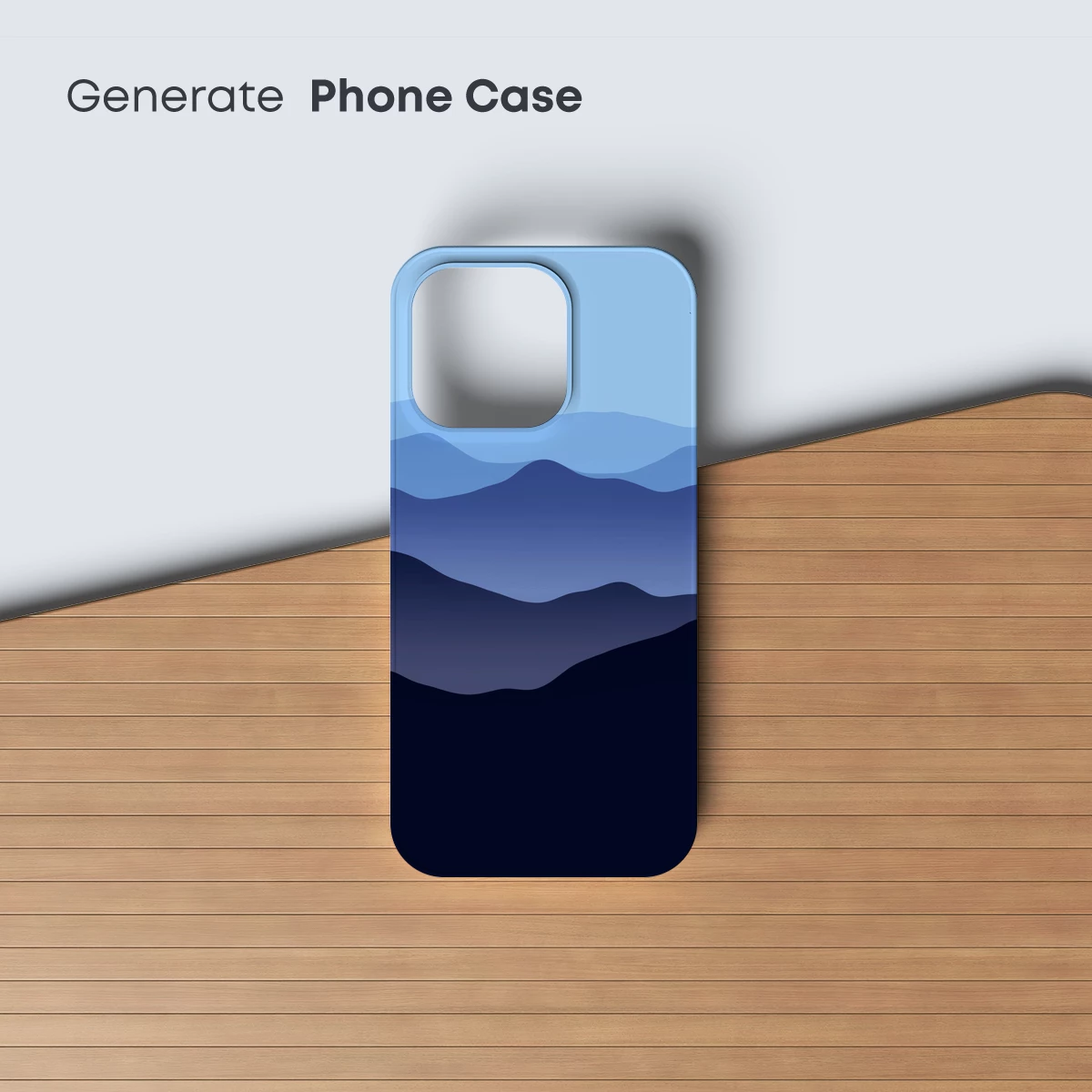 Blue Horizon Layers: A Gradient Odyssey - Image 3