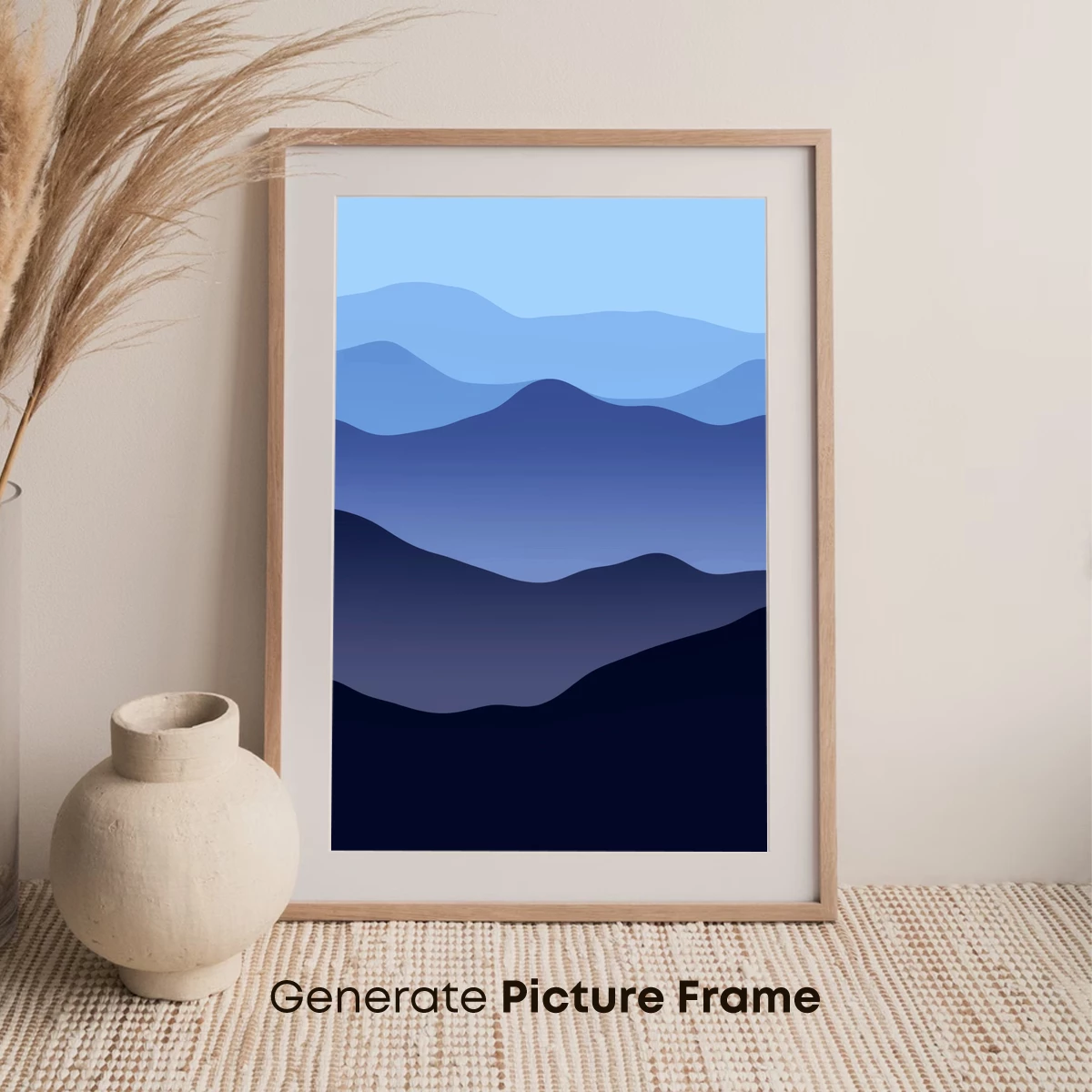 Blue Horizon Layers: A Gradient Odyssey - Image 7