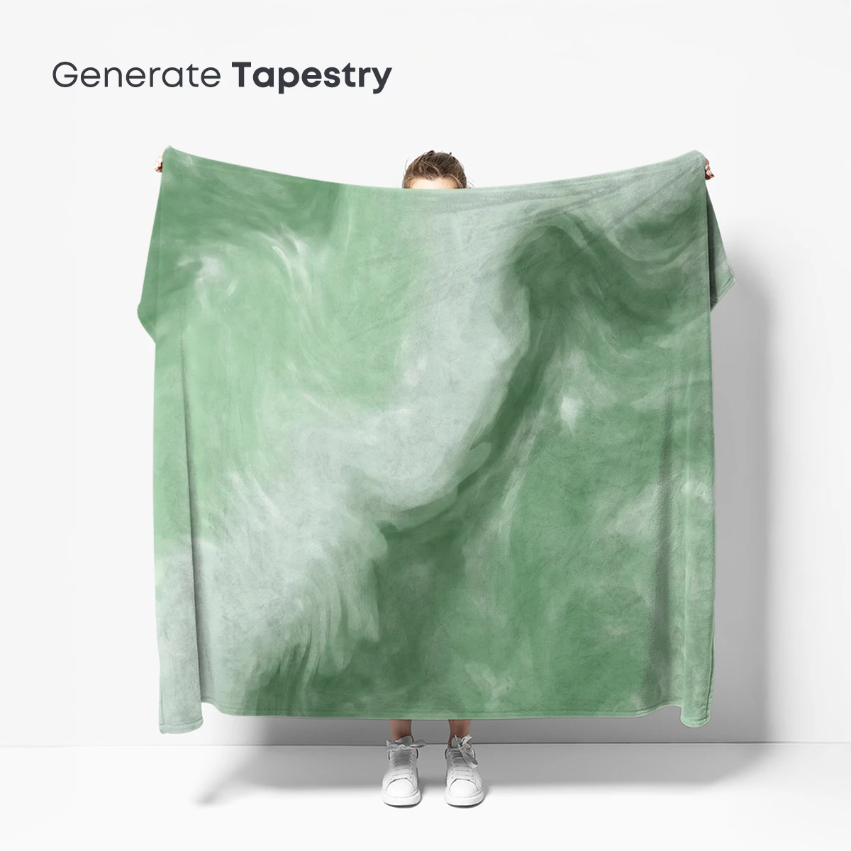 Ethereal Green Swirls: A Dance of Mist and Mystery - Image 5