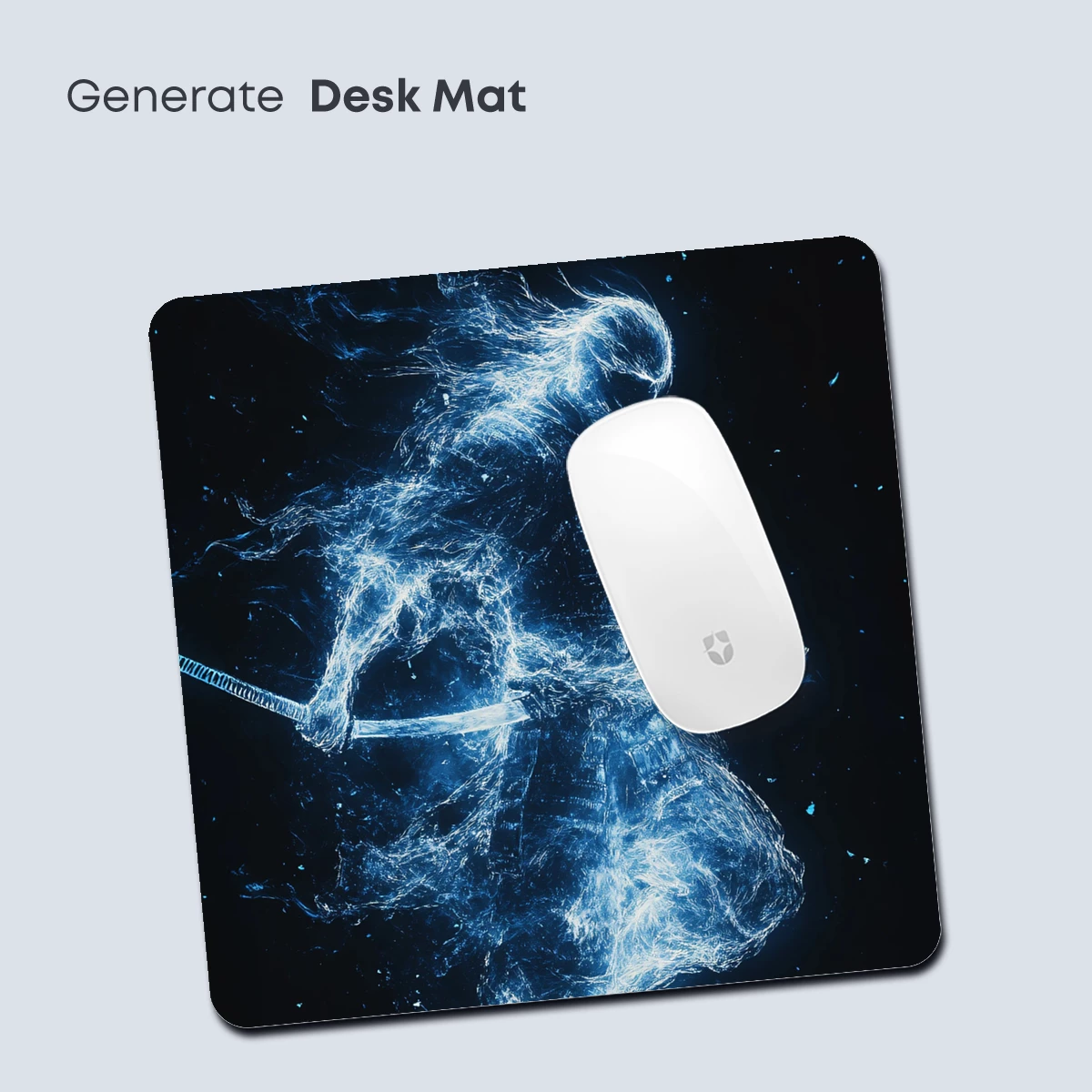 Ethereal Dancer in Blue Mist - Image 4