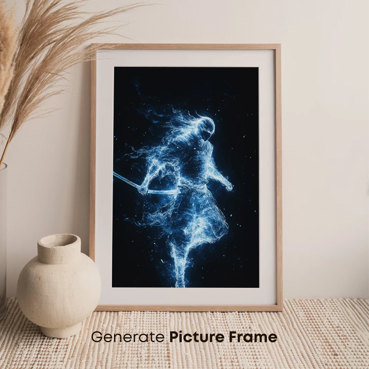 Ethereal Dancer in Blue Mist - Image 7