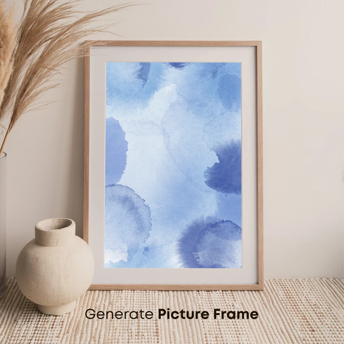 Blue Watercolor Whispers: Ethereal Ink Blooms - Image 7