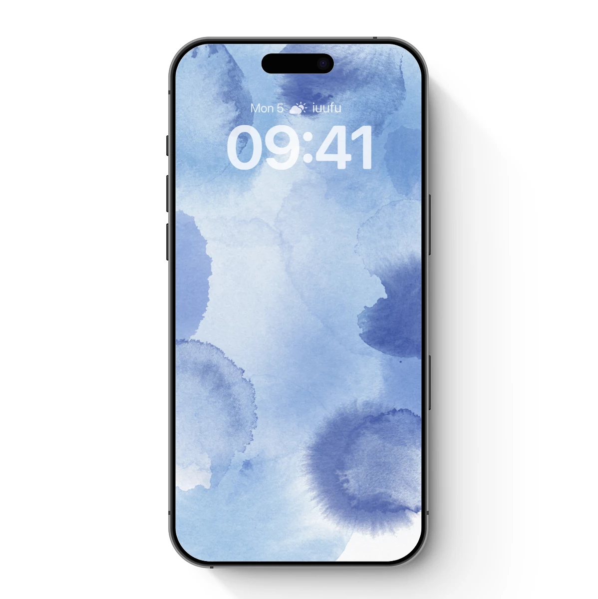 Blue Watercolor Whispers: Ethereal Ink Blooms