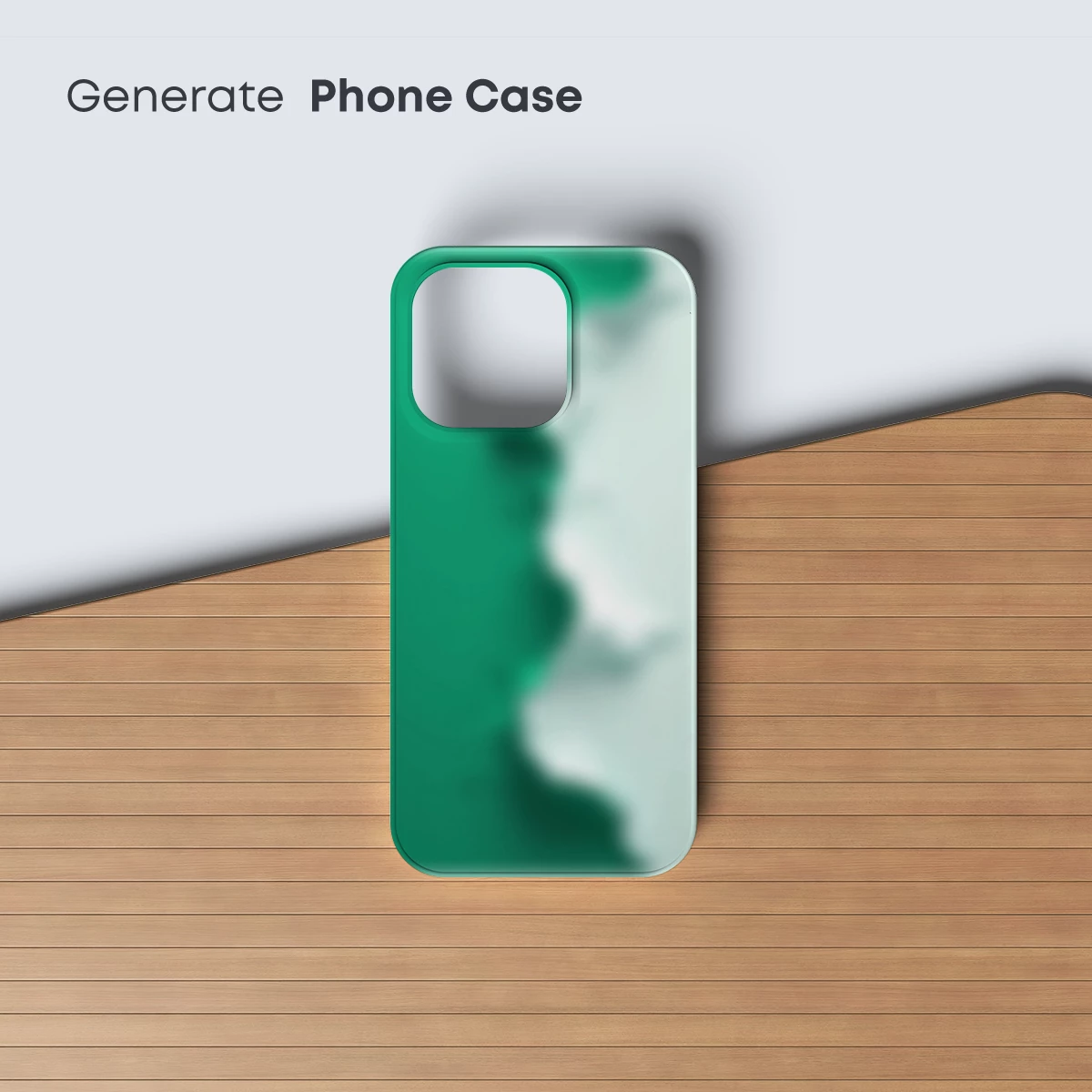 Blurred Green Silhouette: Abstract Elegance - Image 3