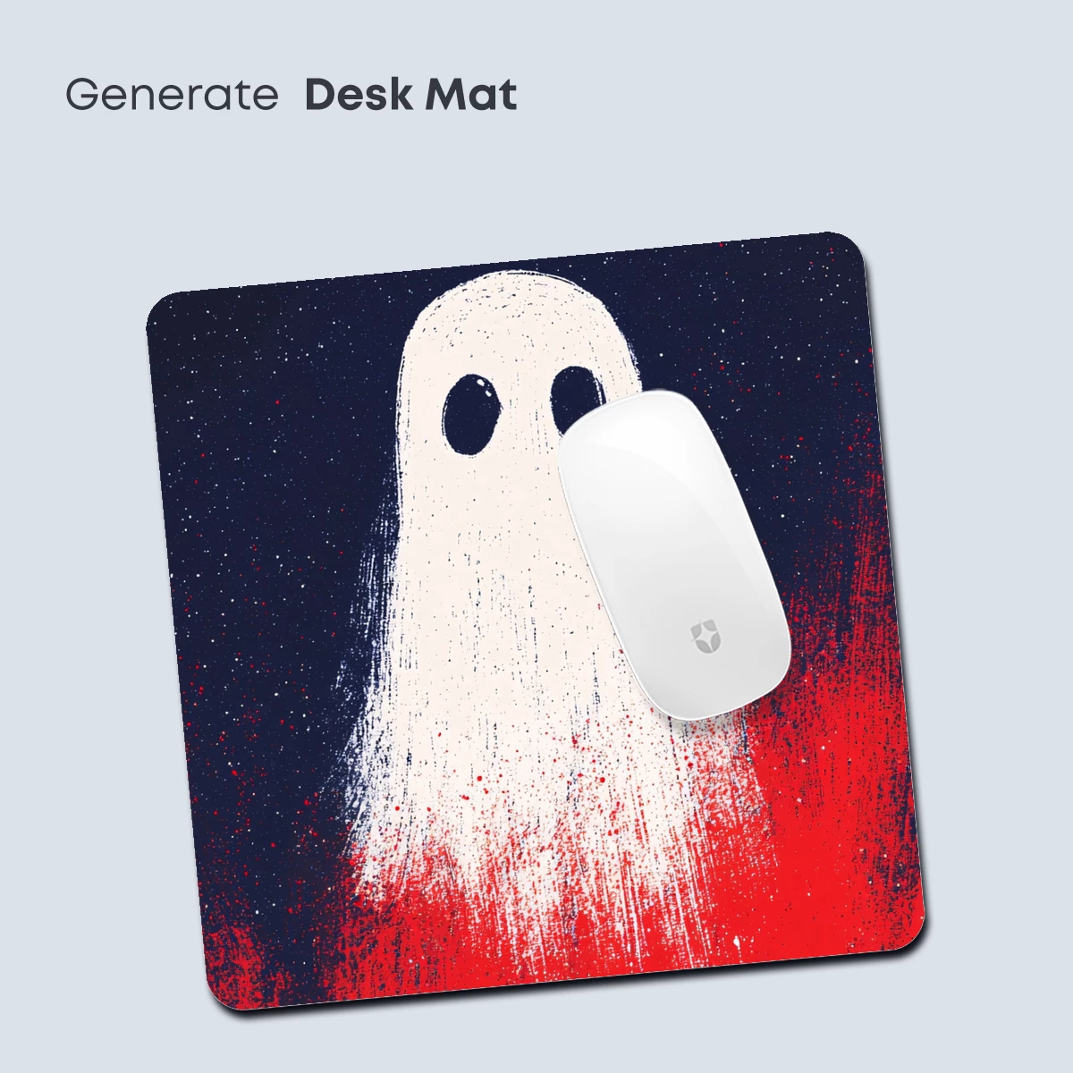 Ghostly Figure in Cosmic Red - Image 4