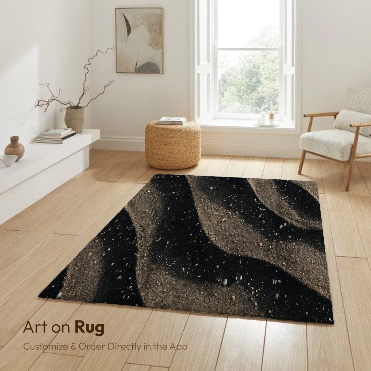 Ethereal Sand Waves: A Cosmic Dance of Light and Shadow - Image 6