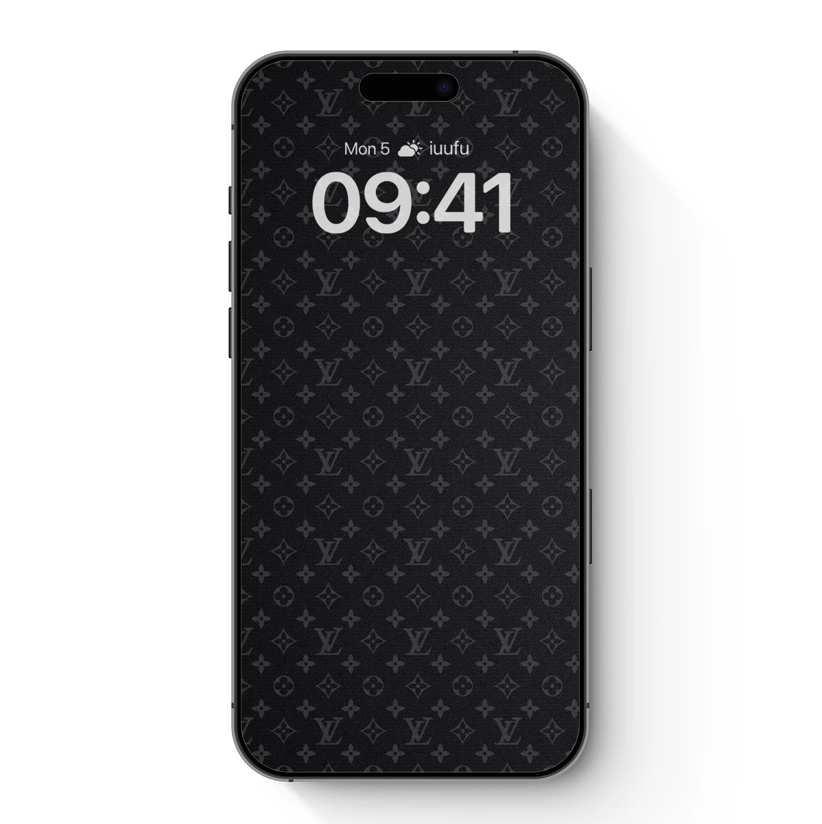 Monogram Elegance in Midnight Black