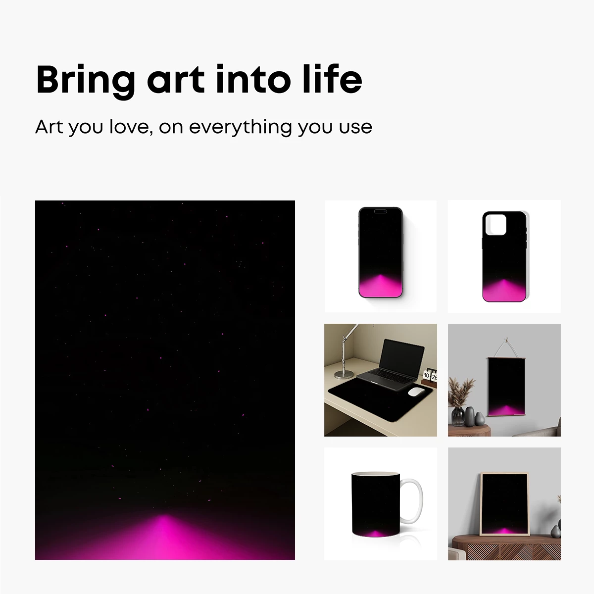 Cosmic Pink Dawn: A Celestial Light Show - Image 2