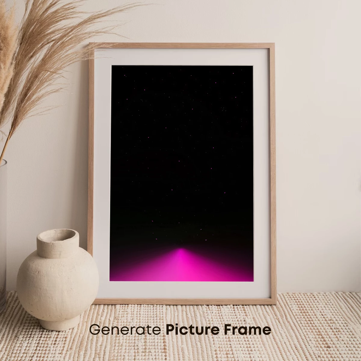 Cosmic Pink Dawn: A Celestial Light Show - Image 7