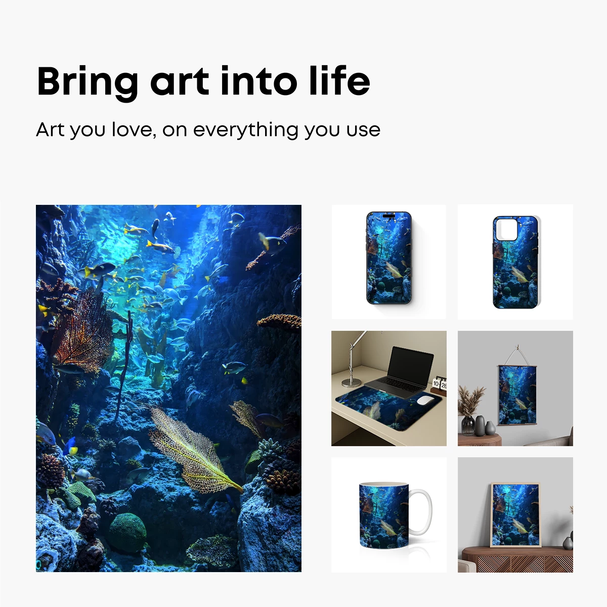 Deep Blue Abyss: A Vibrant Coral Reef Symphony - Image 2