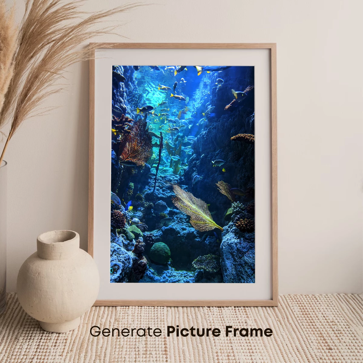 Deep Blue Abyss: A Vibrant Coral Reef Symphony - Image 7