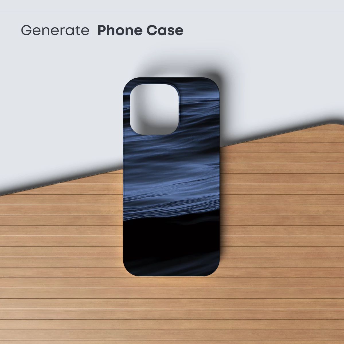 Ethereal Ocean Waves: Midnight Blue Serenity - Image 3