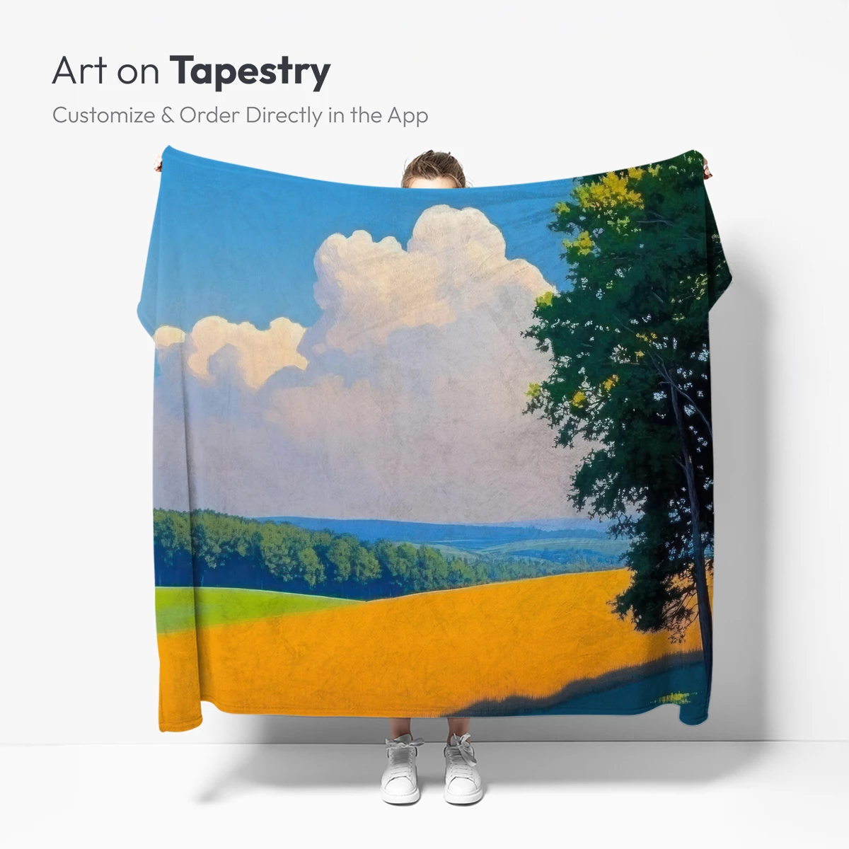 Golden Fields Under a Serene Sky - Image 5