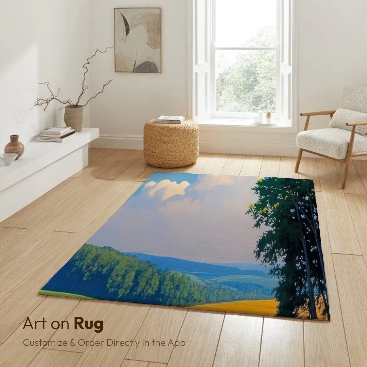 Golden Fields Under a Serene Sky - Image 6