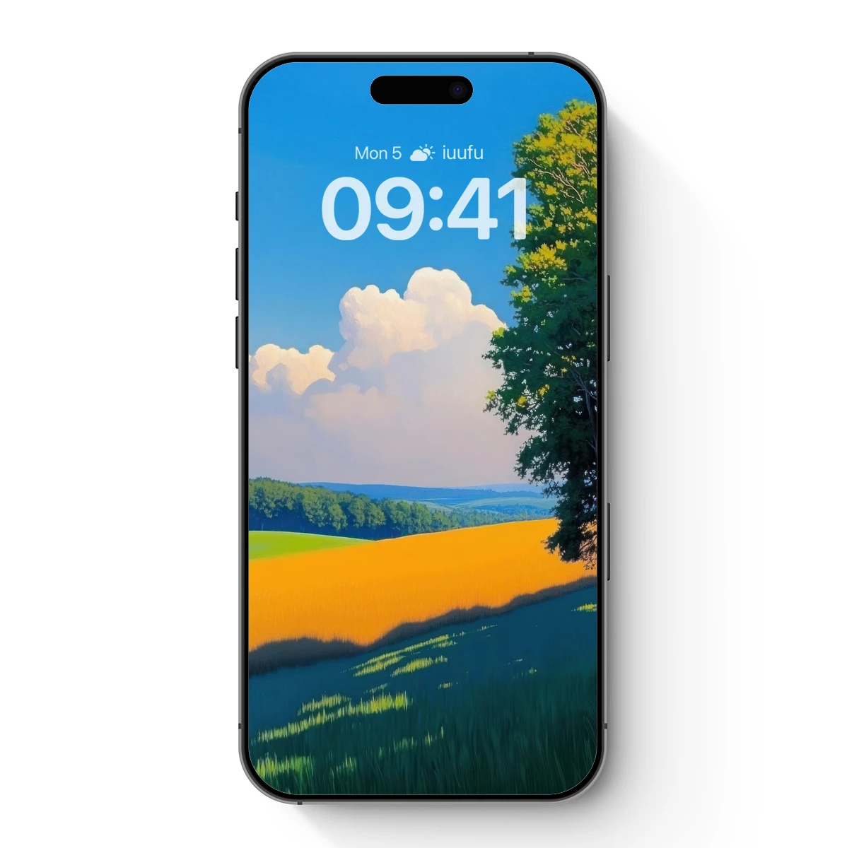 Golden Fields Under a Serene Sky