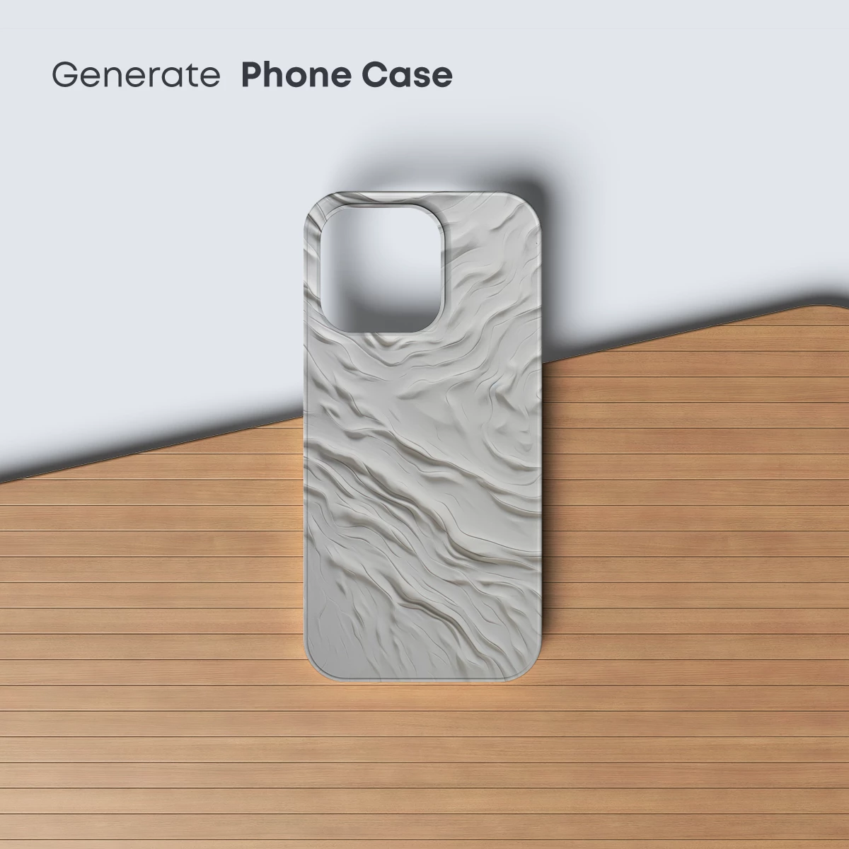 Ethereal White Waves: A Textural Odyssey - Image 3