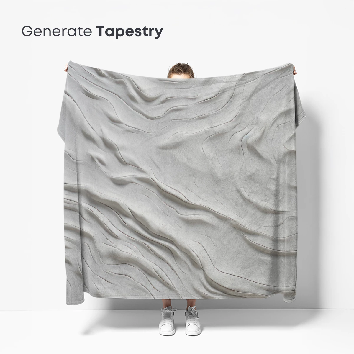 Ethereal White Waves: A Textural Odyssey - Image 5