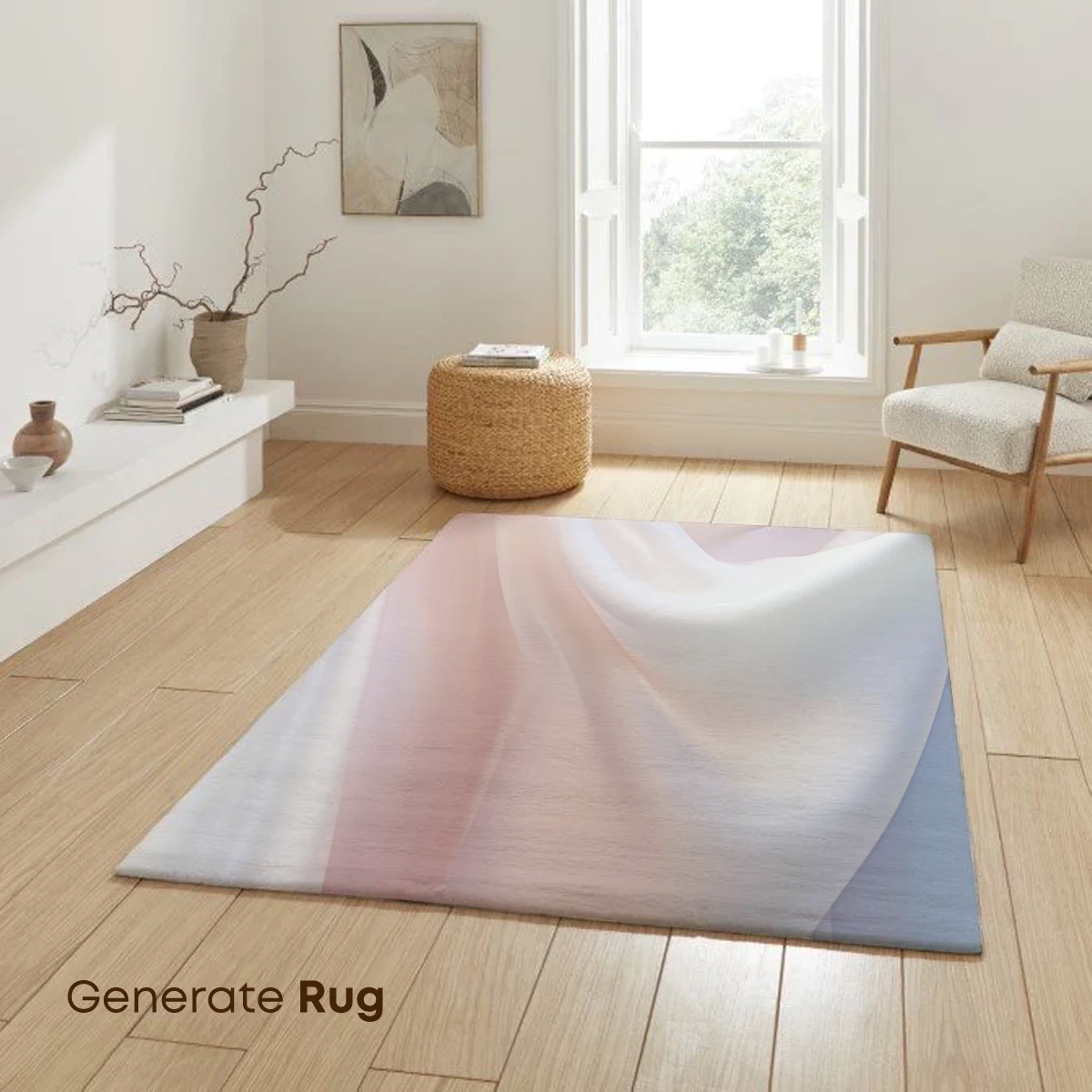 Ethereal Silk Drapes: Soft Waves of Serenity - Image 6