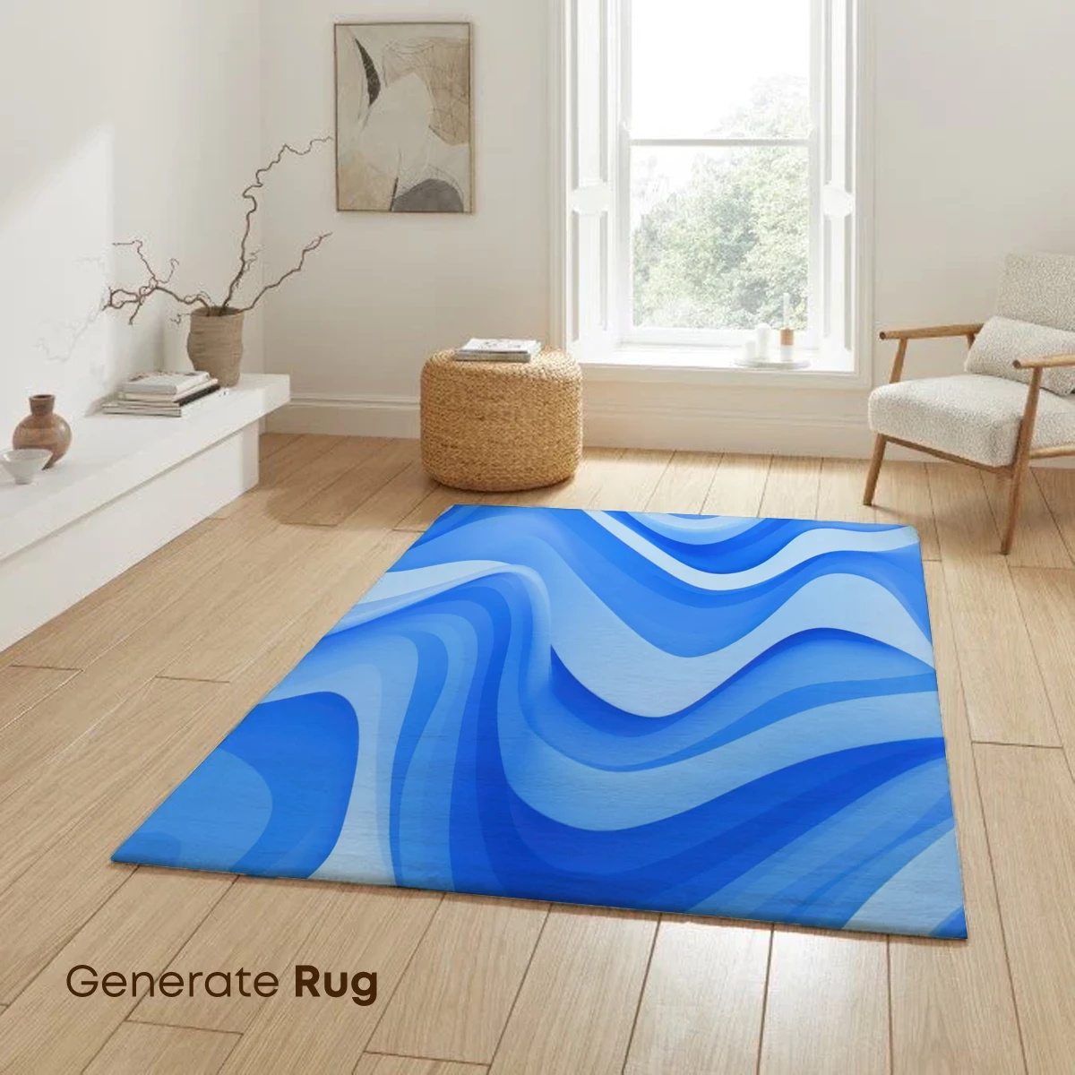 Blue Wave Symphony: Abstract Fluid Dynamics - Image 6