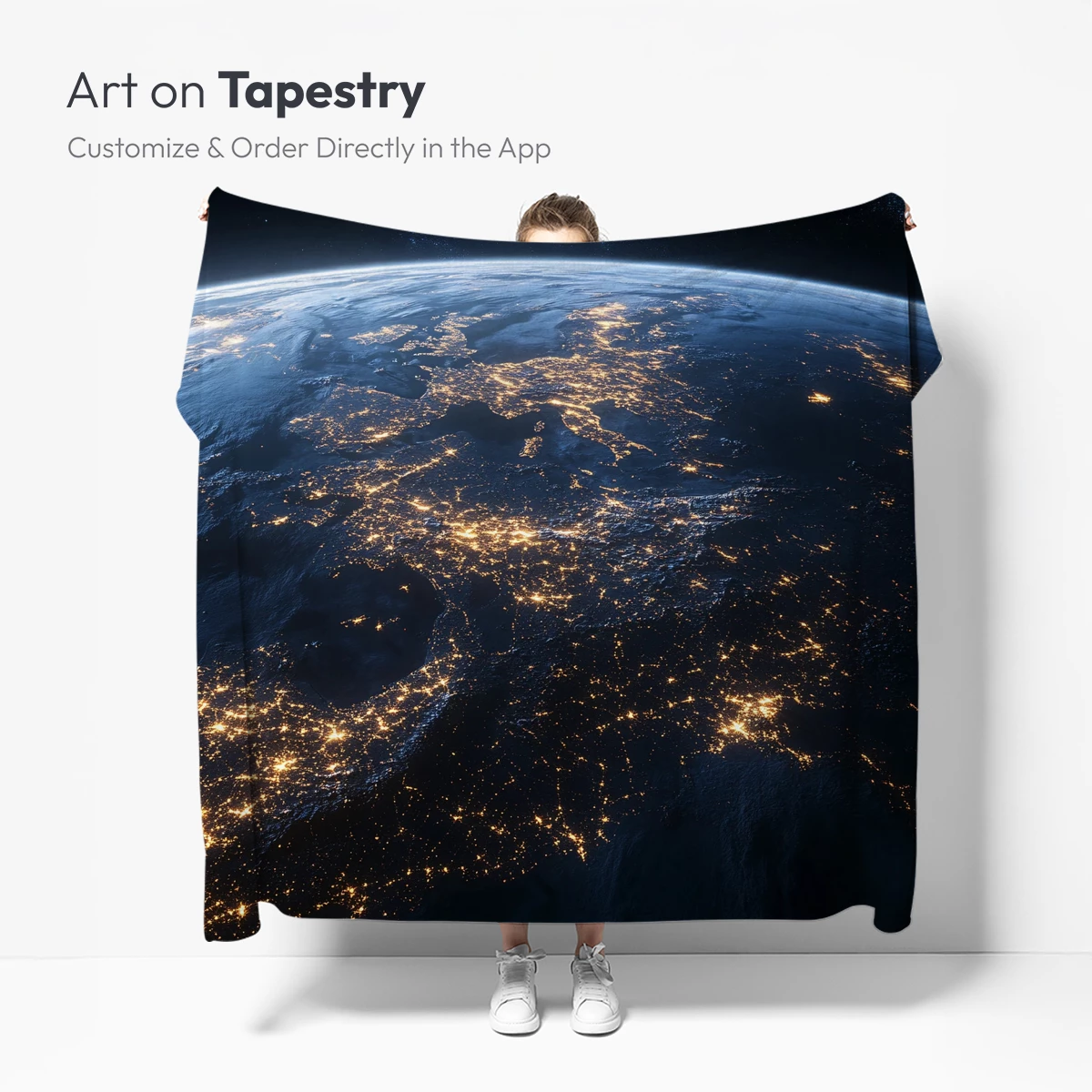 Earth's Night Symphony: Illuminated Continents from Space - Image 5