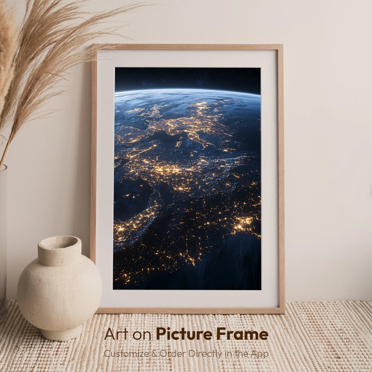 Earth's Night Symphony: Illuminated Continents from Space - Image 7