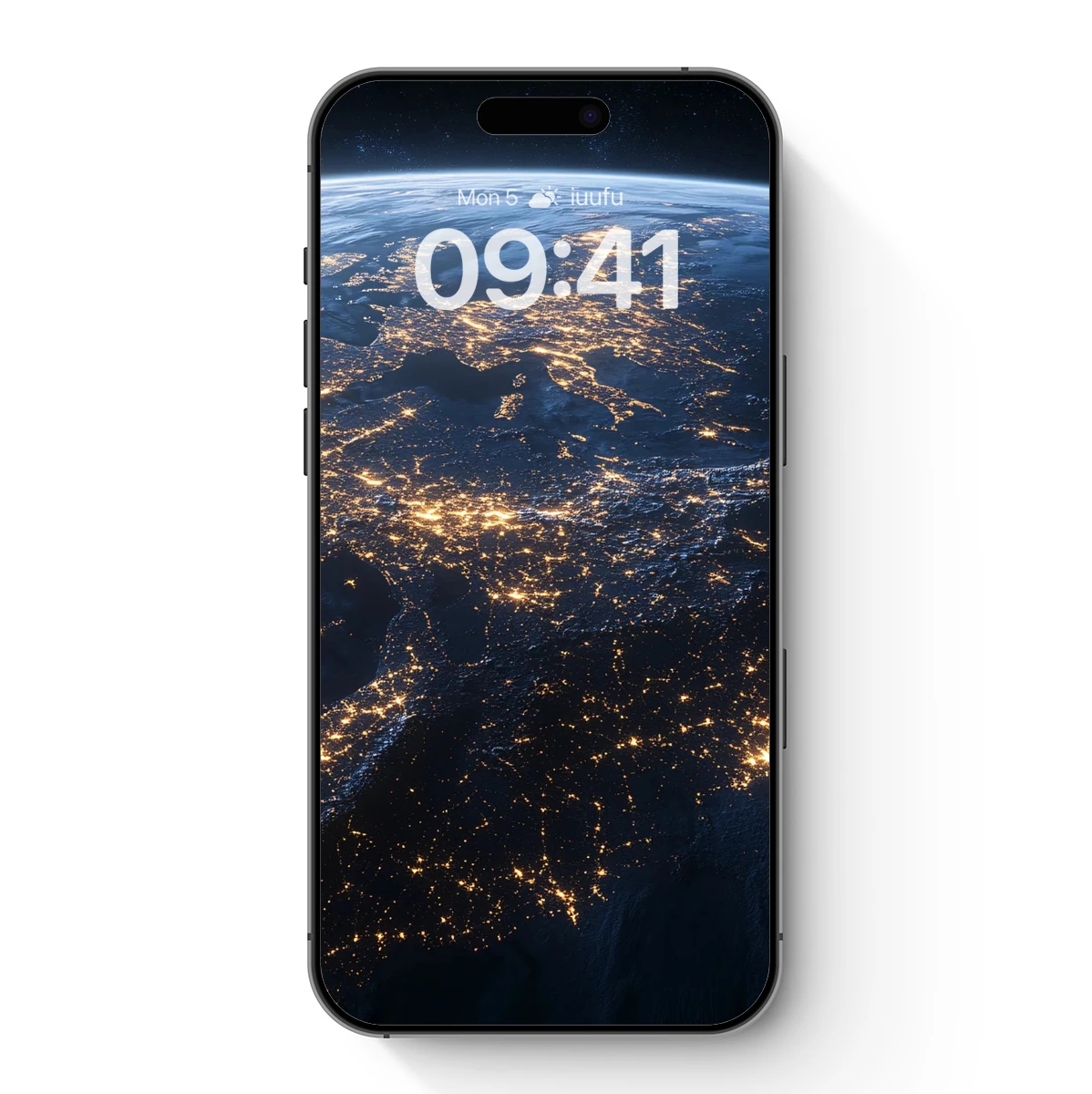 Earth's Night Symphony: Illuminated Continents from Space