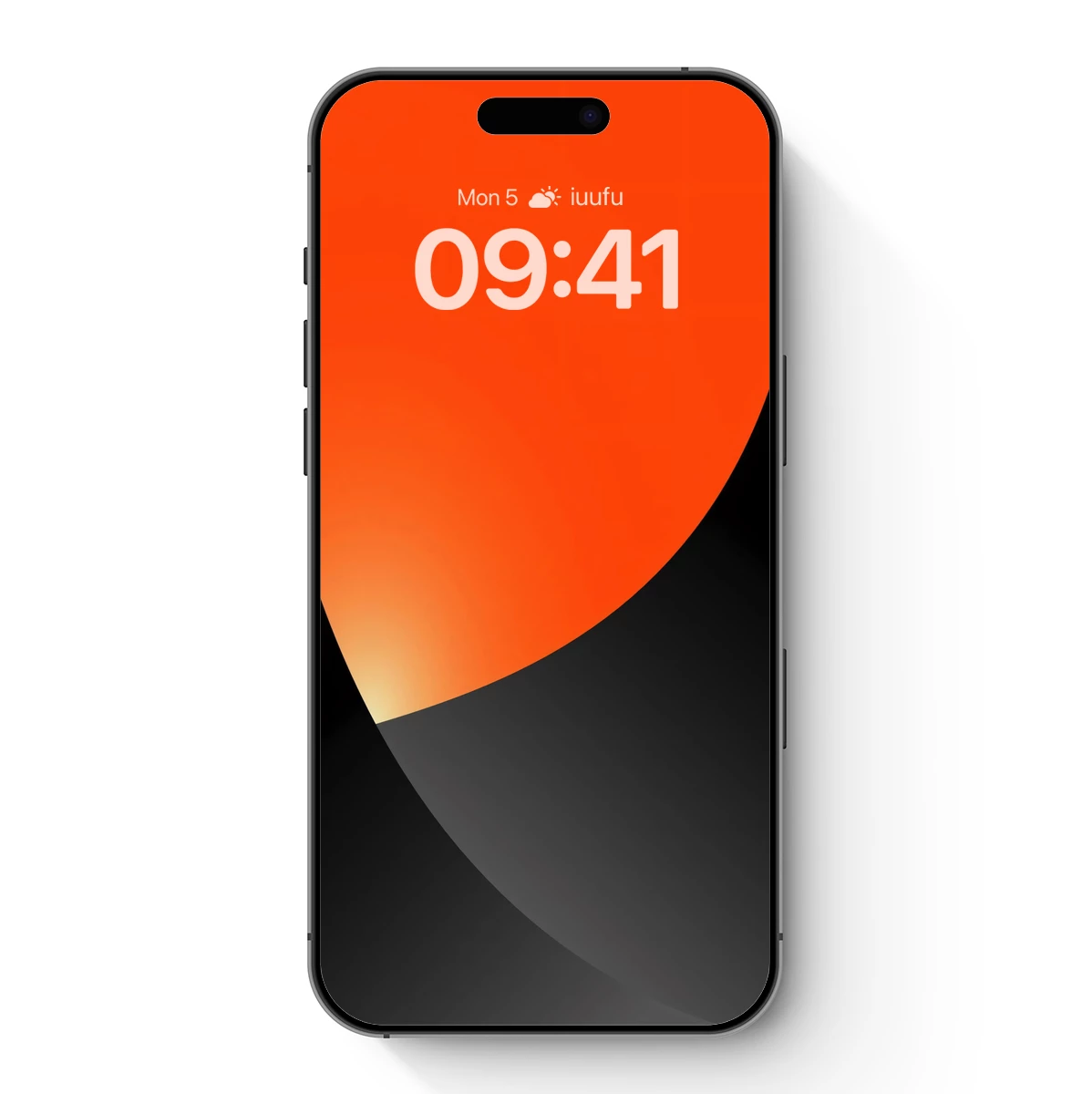 Eclipse of Serenity: Orange and Shadow Harmony