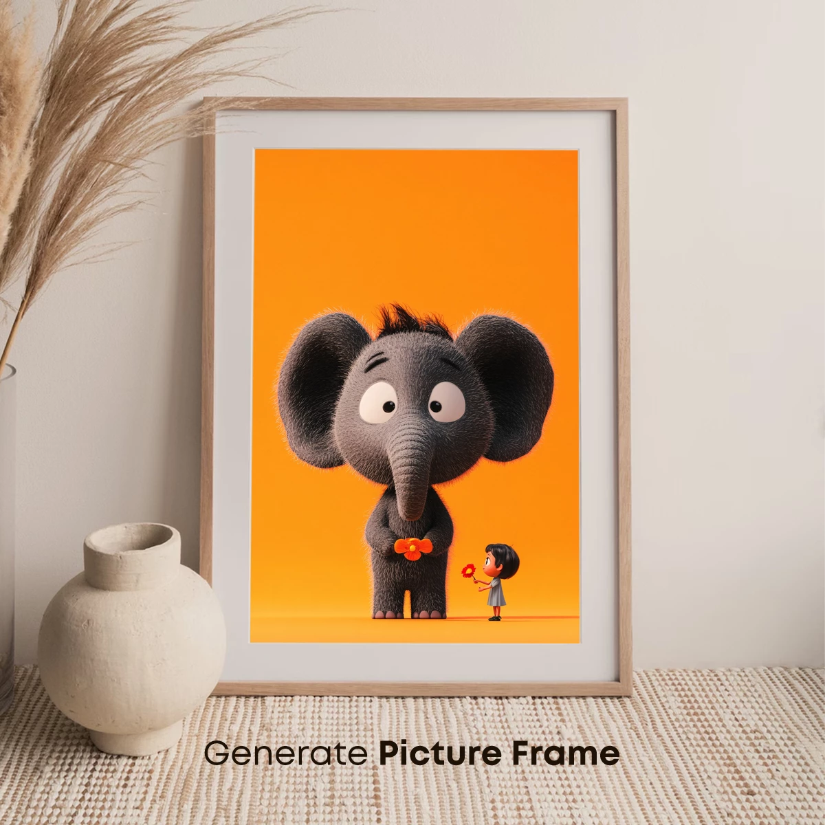 Elephant and Child: A Whimsical Bond - Image 7