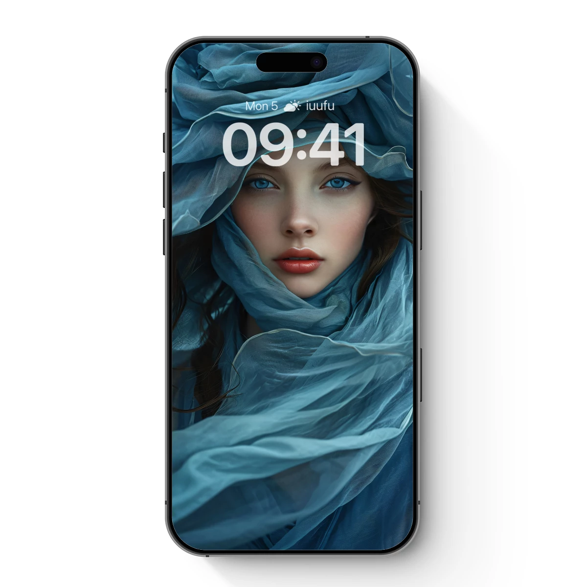 Ethereal Veil: Blue Silk Dreams Ethereal Veil: Blue Silk Dreams