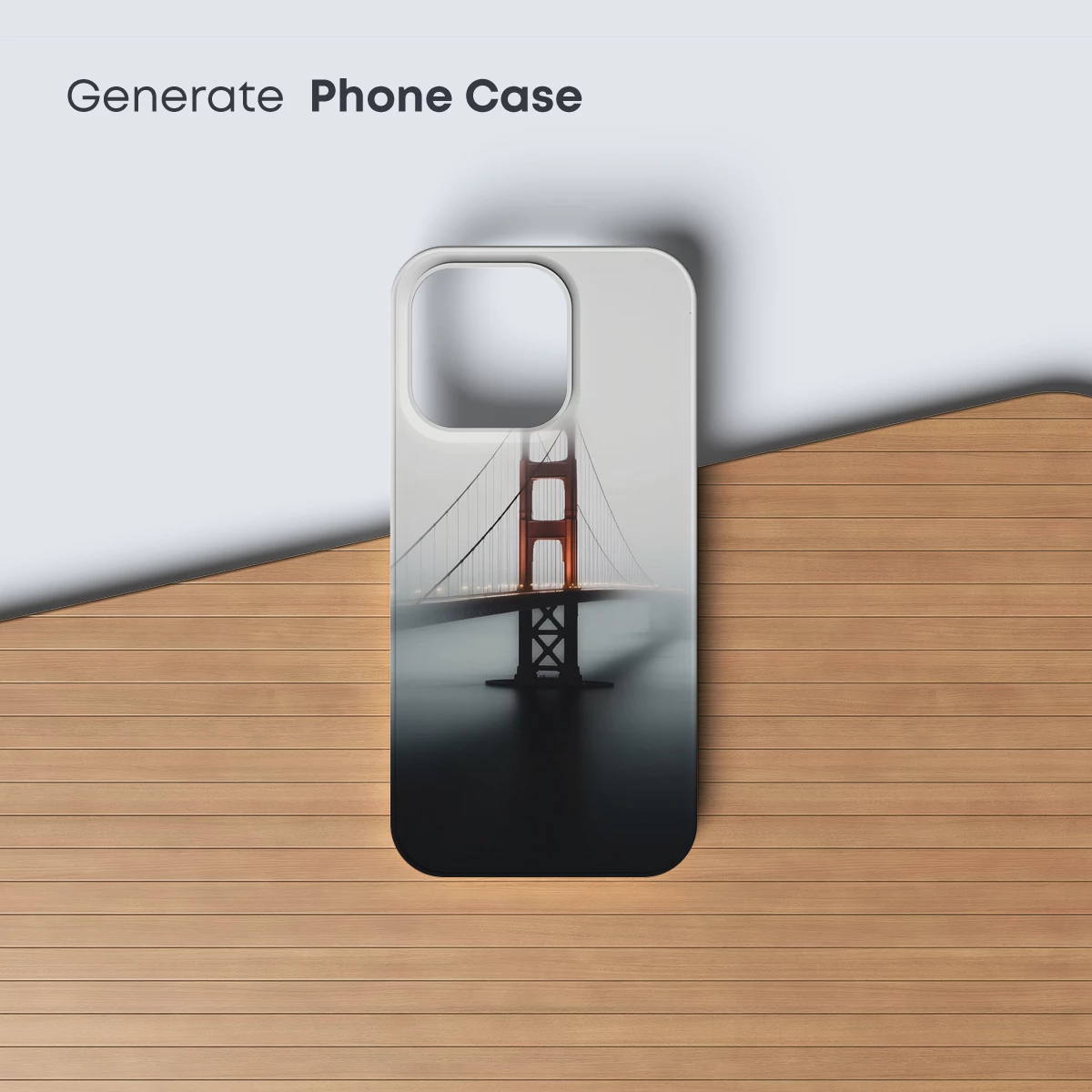 Foggy Bridge Silhouette: Mysterious Urban Landscape - Image 3