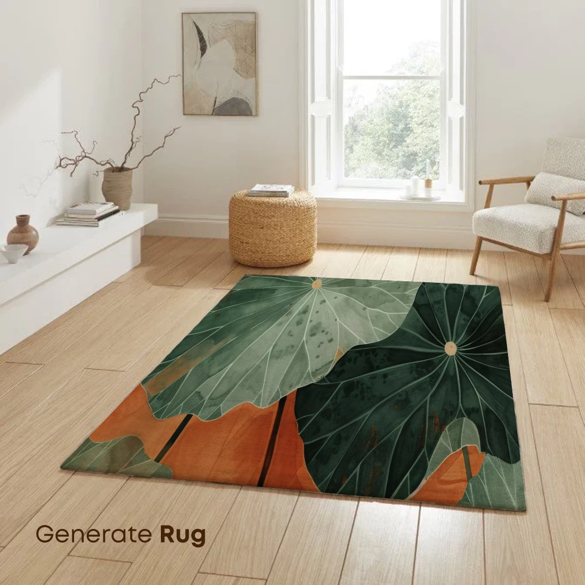 Ethereal Lotus Leaves: A Watercolor Symphony - Image 6