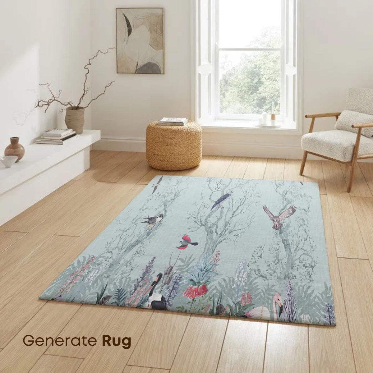 Enchanted Avian Sanctuary: A Flourishing Forest Ecosystem - Image 6