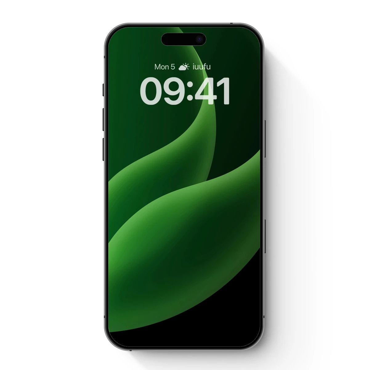 Elegant Green Swirls: A Dance of Shadows and Light