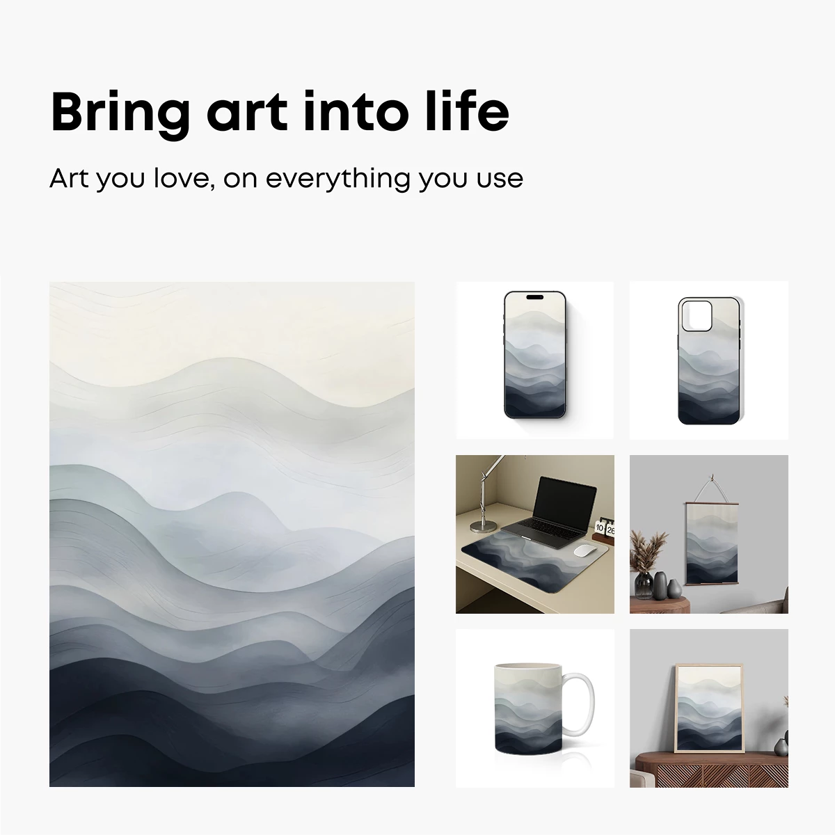 Ethereal Wave Symphony: Abstract Fluid Dynamics - Image 2