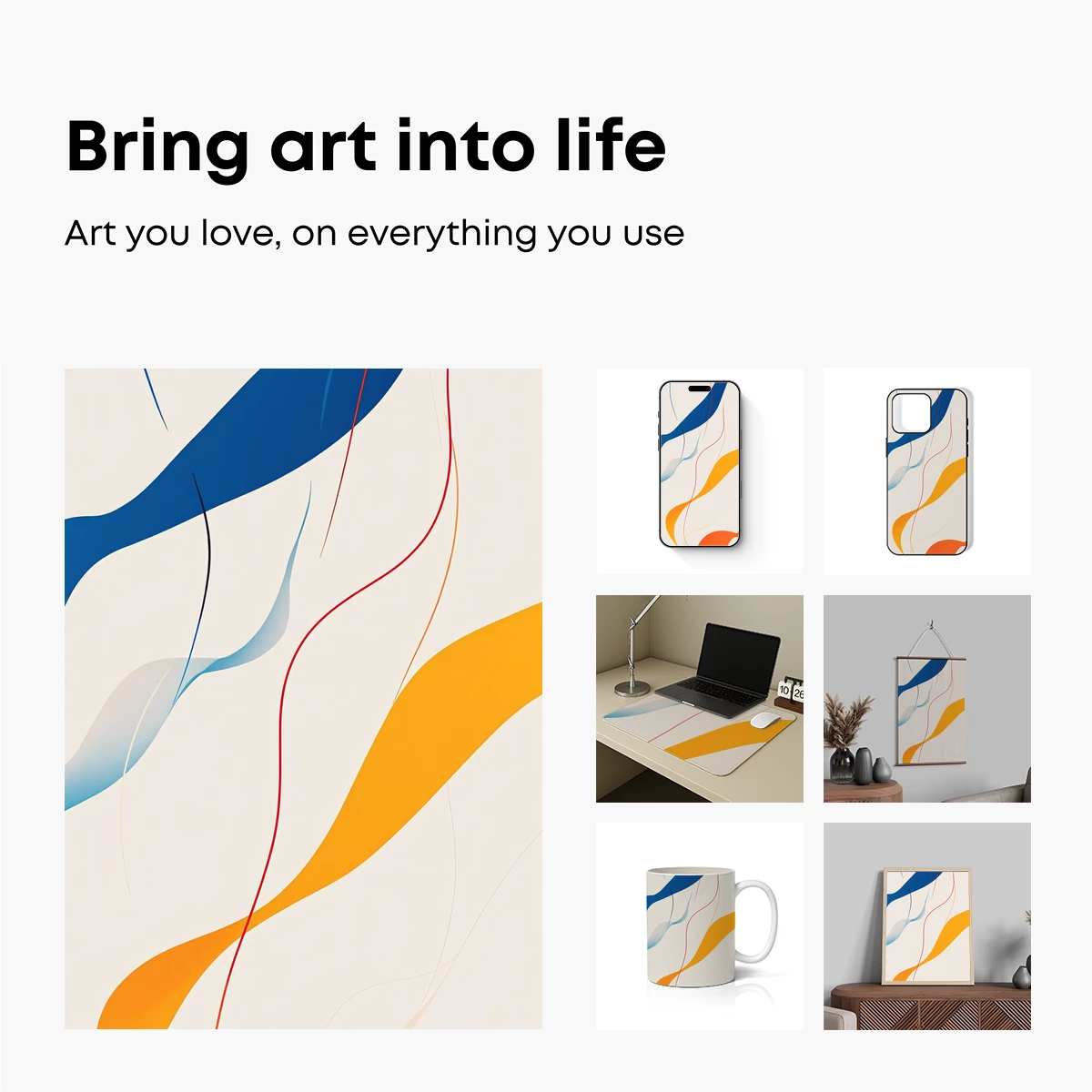 Abstract Flow: Dynamic Curves in Harmony